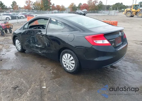 2012 Honda Civic Lx z USA, uszkodzony, nr VIN 2HGFG3B59CH513748